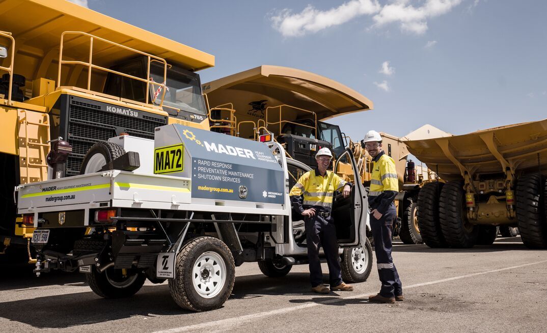 Mader is looking at acquisitions