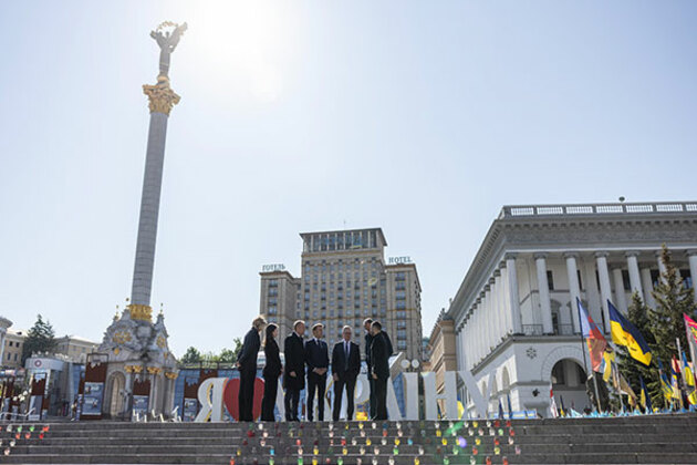 European leaders visit Kyiv, advocate for Ukraine's peace, sovereignty and prosperous future