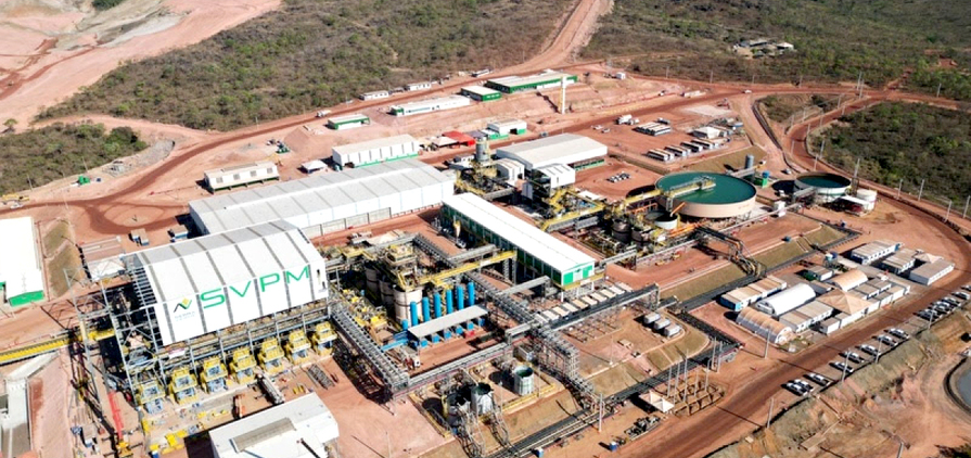 MIna de terras raras da Mineração Serra Verde em GO
