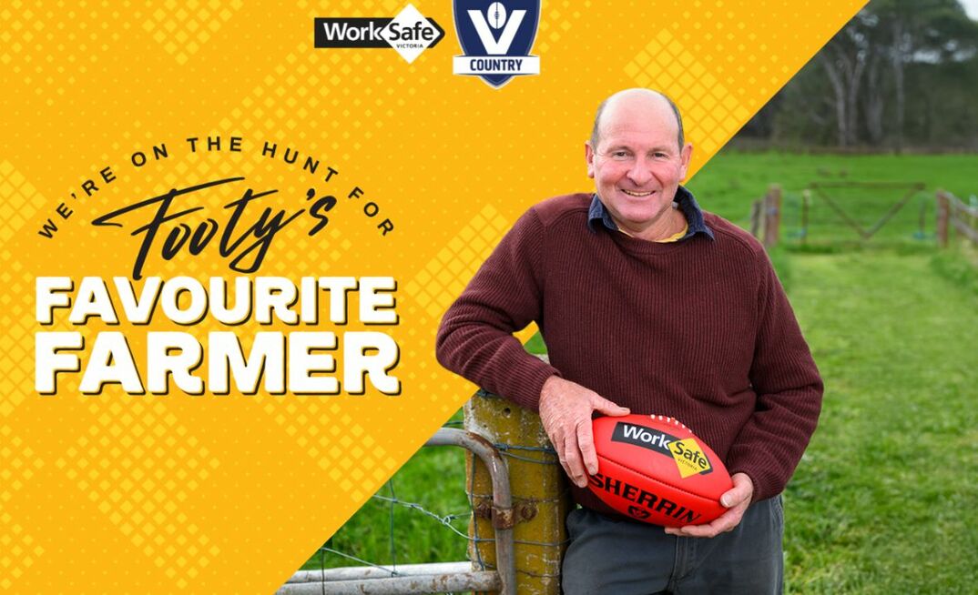 Nominations for WorkSafe Victoria's Footy's Favourite Farmer competition are now open. 