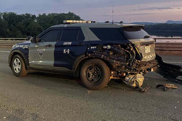 Massachusetts state trooper, K-9 injured in wrong-way crash