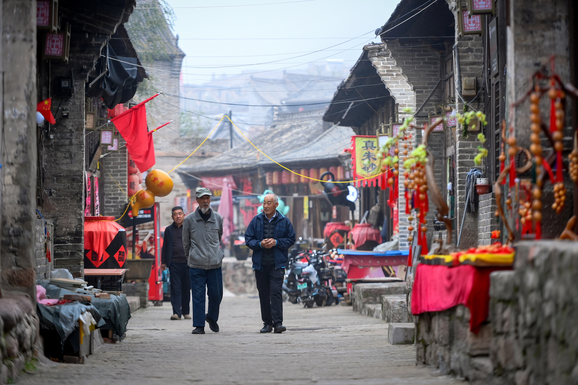 #CHINA-SHANXI-ANCIENT TOWN OF QIKOU-TOURISM (CN)
