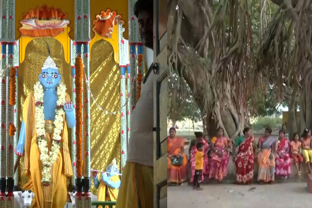West Bengal: Devotees throng 500-year-old Rakhal Raja Mandir to seek blessings on Poila Boishakh