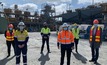 Laura Moneghetti (front left) with Gayle Tierney (front right) at Ballarat Gold Mine.