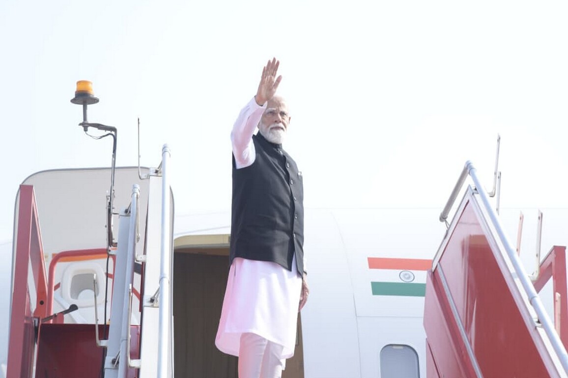 PM Modi concludes three-day Gujarat visit, departs for Delhi after series of high-profile engagements