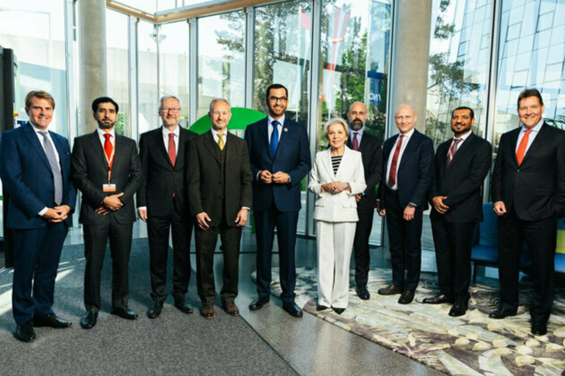 Dr. Sultan Al Jaber visits OMV headquarters in Austria to advance strategic energy partnership