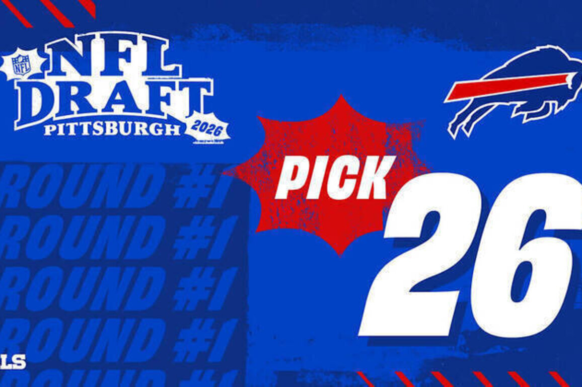 Bills first round pick set for No. 26 overall in the 2026 NFL Draft