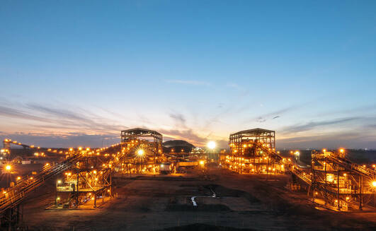  The Lake Vermont coal mine in Queensland