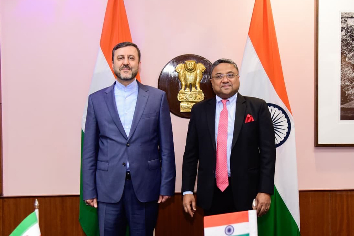 Delhi: India, Iran hold talks on "bilateral and regional issues"