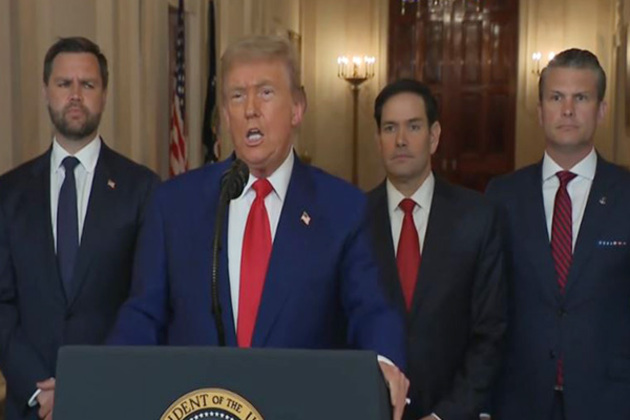 After bombing Iran's nuke sites, Trump warns Iran of further action if "peace not achieved soon"