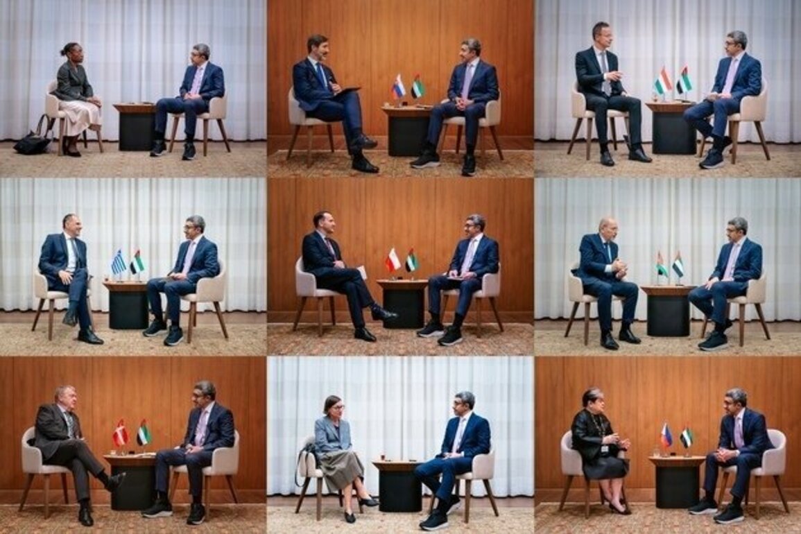 Abdullah bin Zayed meets foreign ministers, senior officials on UNGA80 sidelines