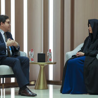 Latifa bint Mohammed meets with Egyptian Minister of Culture