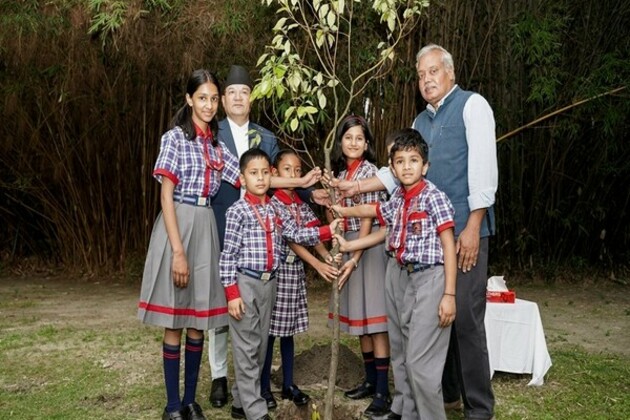 Indian Embassy in Kathmandu celebrates World Environment Day by planting saplings