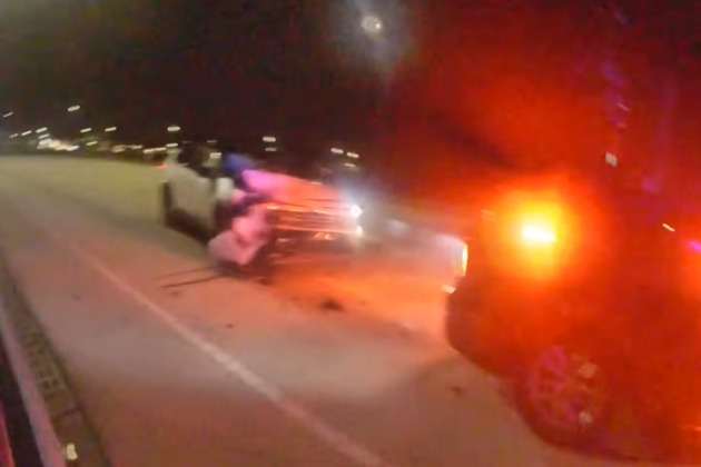 Video shows suspected DUI driver slams into Collier County cruiser