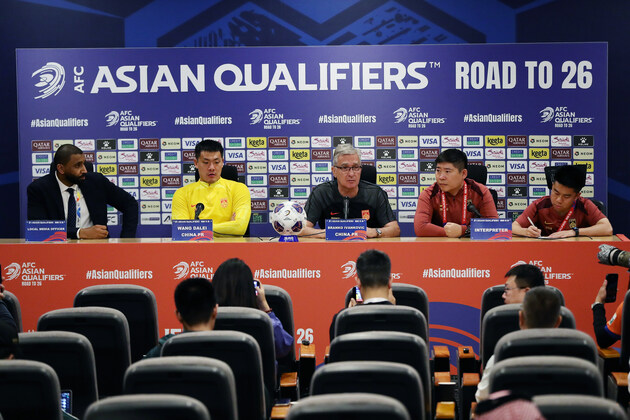 (SP)SAUDI ARABIA-RIYADH-FOOTBALL-FIFA WORLD CUP QUALIFIER-PRESS CONFERENCE