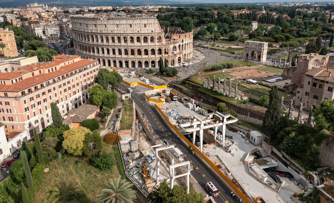 Webuild has already been involved with the construction of the San Giovanni–Colosseo/Fori Imperiali section of Line C