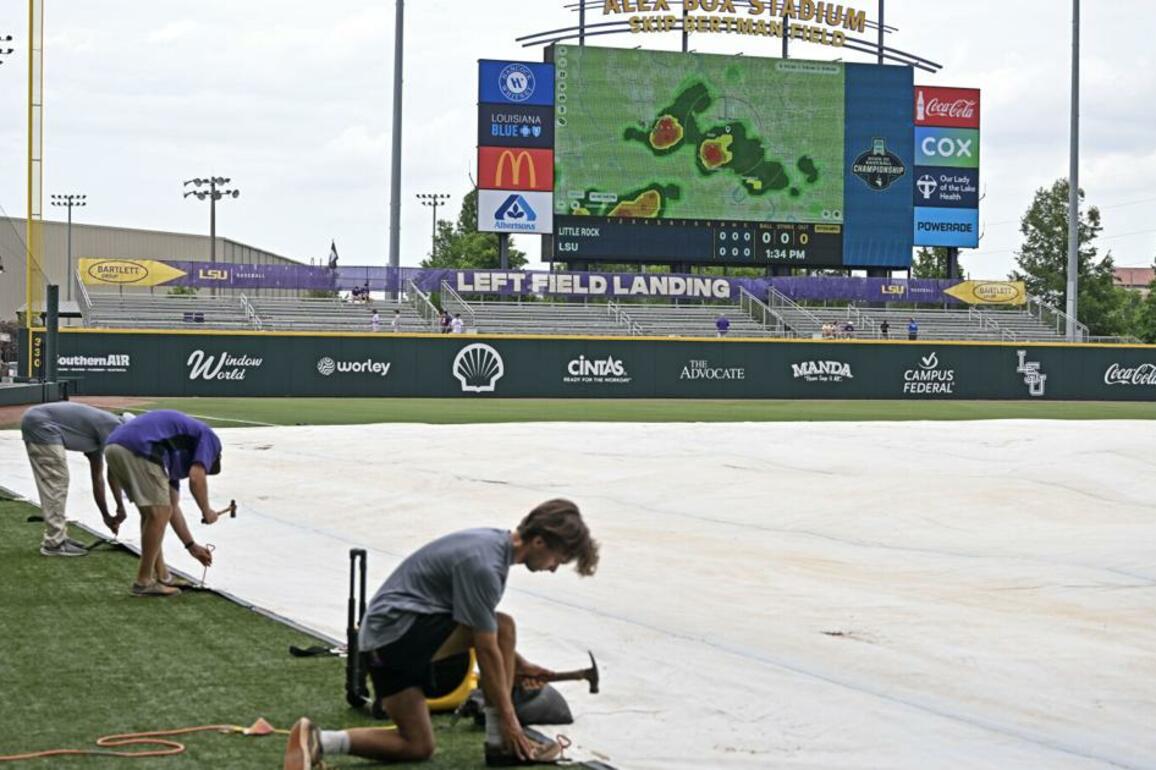 Why LSU baseball found itself in another long weather delay - LSU