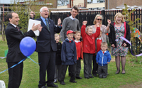 Kent Blaxill staff build school snake garden 