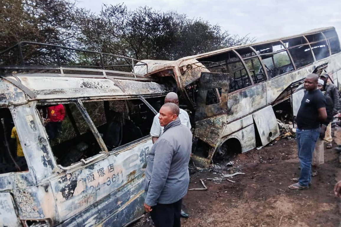 (SpotNews)TANZANIA-MOSHI-BUS COLLISION