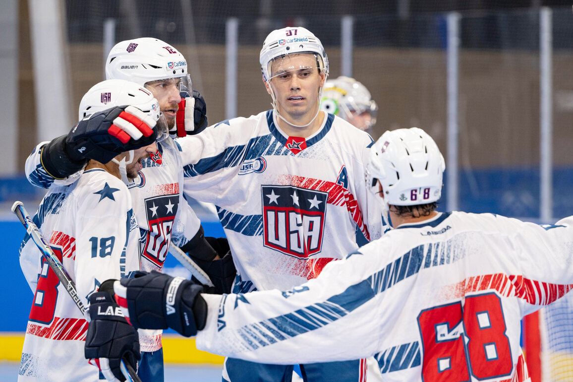 (SP)CHINA-CHENGDU-THE WORLD GAMES 2025-INLINE HOCKEY-MEN'S USA VS FRA (CN)