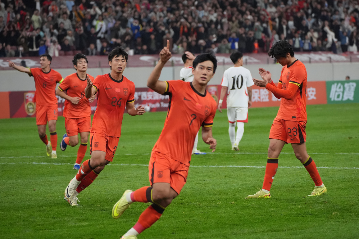 Late penalty earns China U-23 draw with DPR Korea at International Youth Tournament