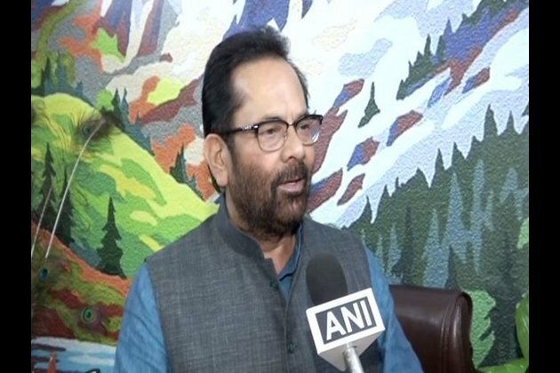 Naqvi slams Congress for calling Rajnath's Shastra puja a 'tamasha'