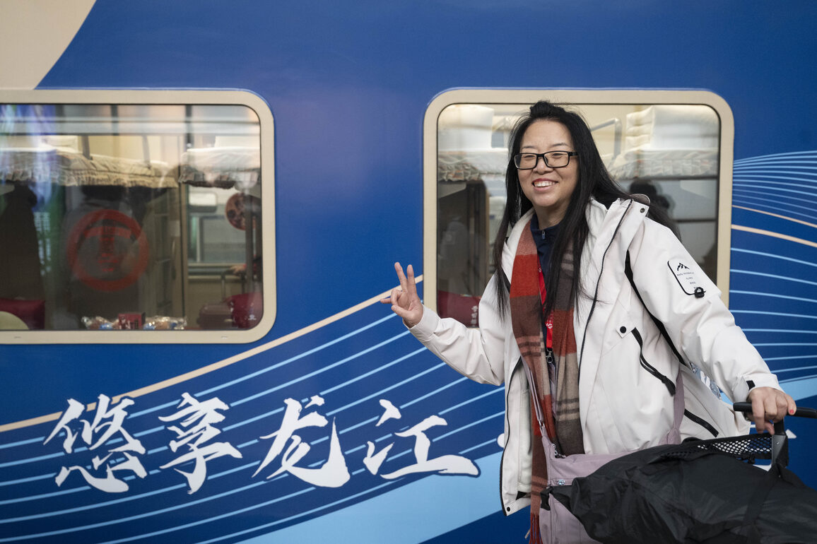 CHINA-HEILONGJIANG-THEMED TOURISM TRAIN-LAUNCH (CN)