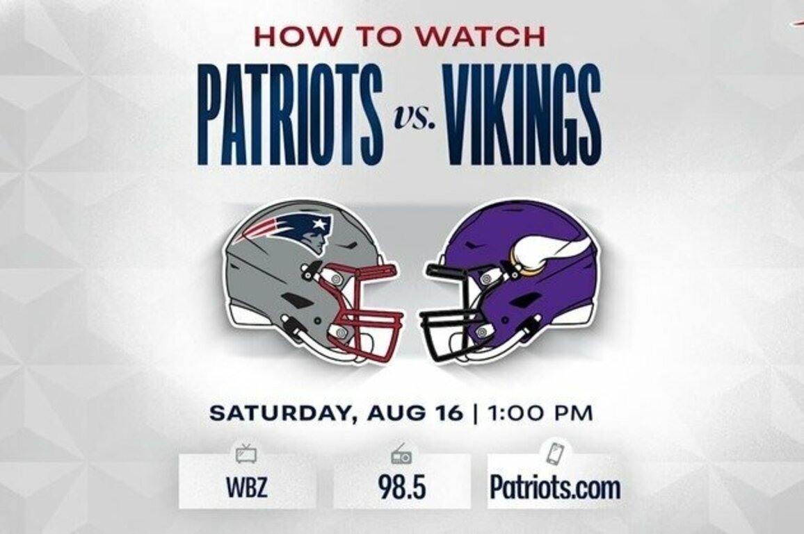 How to Watch/Listen: Patriots at Vikings