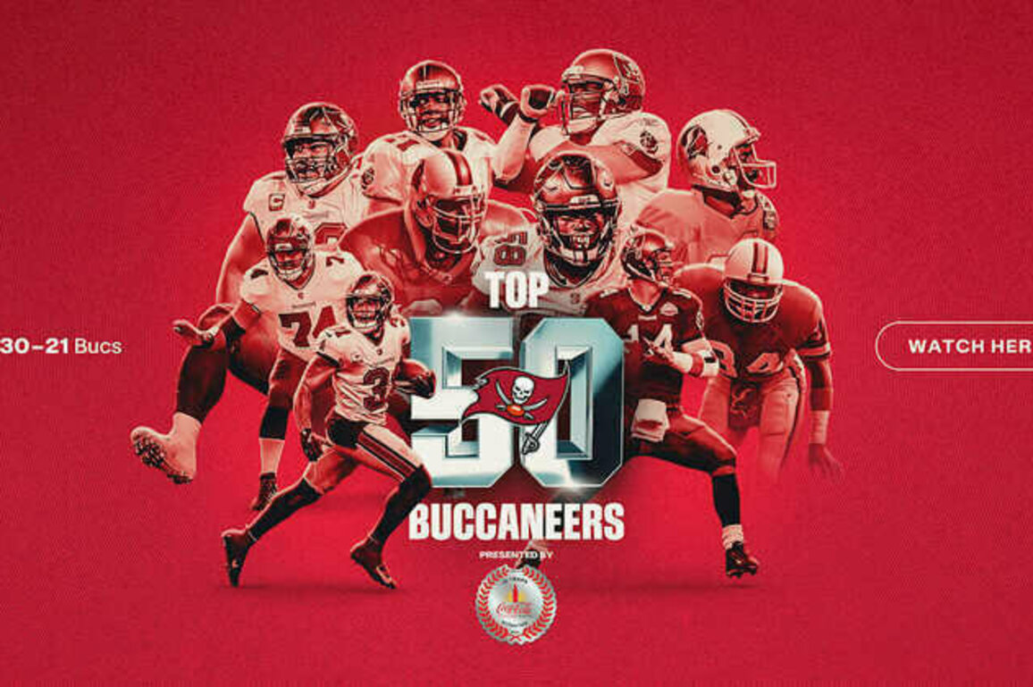 50 Seasons, Top 50 Buccaneers Revealed: 30-21