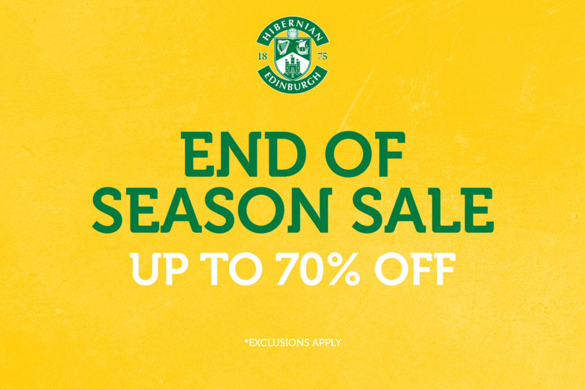 Hibernian FC - Final Clearance Sale &amp; Free Giveaways At Hibernian Club Store&nbsp;