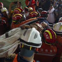 MYANMAR-MANDALAY-EARTHQUAKE-CHINA-RESCUERS