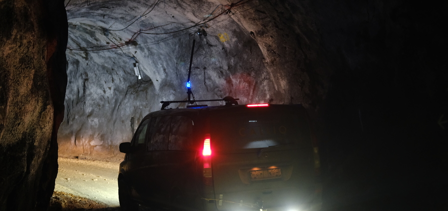 The Hybrid Navigation System was put through five separate test runs at the Pyhäsalmi mine in Finland.