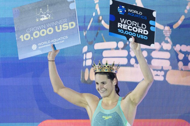 (SP)CANADA-TORONTO-SWIMMING-WORLD CUP-WOMEN'S 200M BACKSTROKE