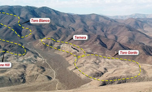  Tesoro Resources' El Zorro project in Chile