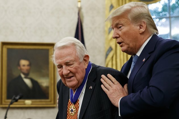 Trump Honors Longtime Reagan Associate Edwin Meese