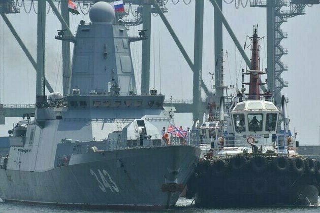 India and Russia launch joint naval drills