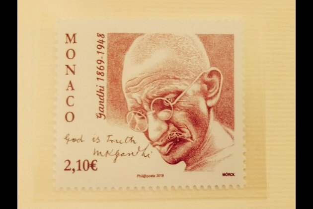 Monaco releases commemorative postage stamp on Mahatma Gandhi