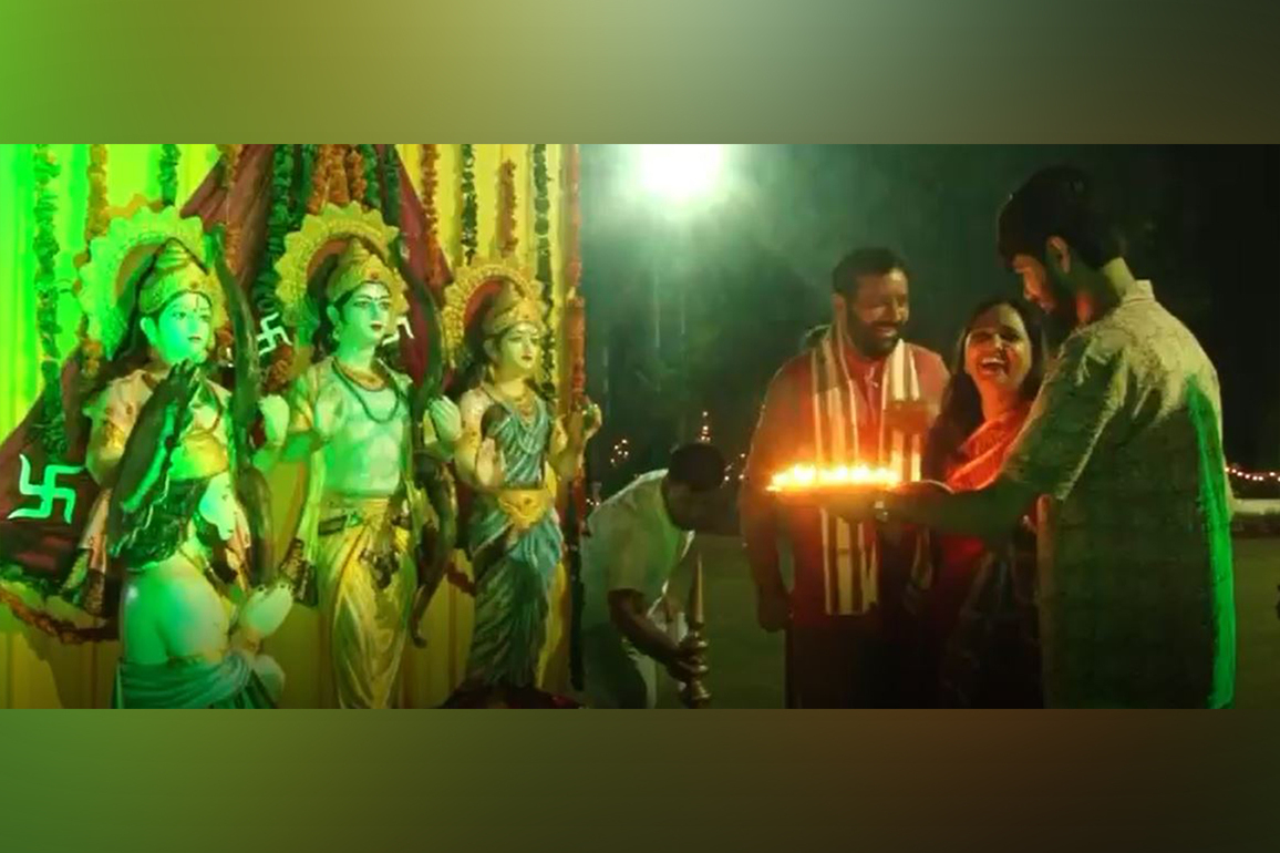 Haryana: CM Nayab Saini celebrates Diwali with family, prays for happiness and prosperity of state
