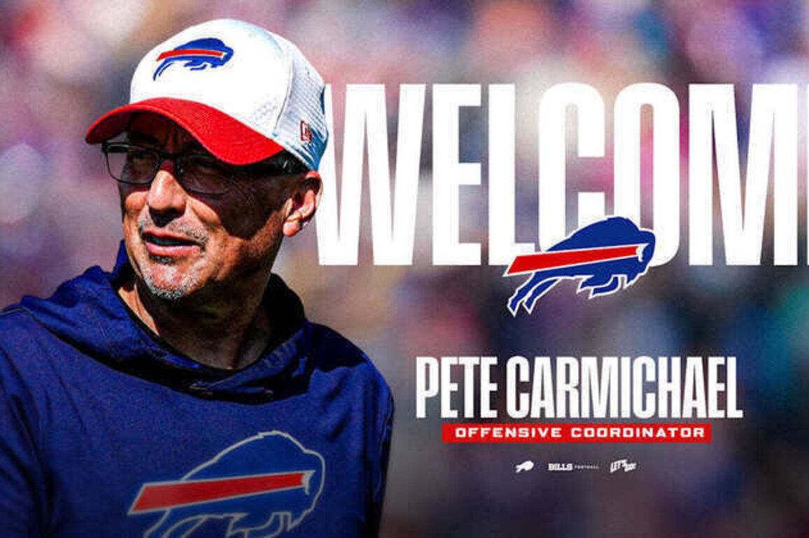 Bills name Pete Carmichael as offensive coordinator