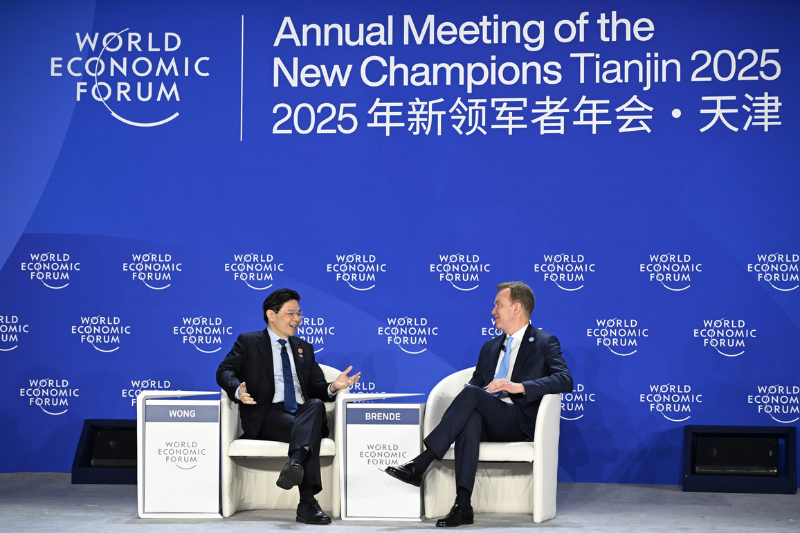 CHINA-TIANJIN-SUMMER DAVOS (CN)