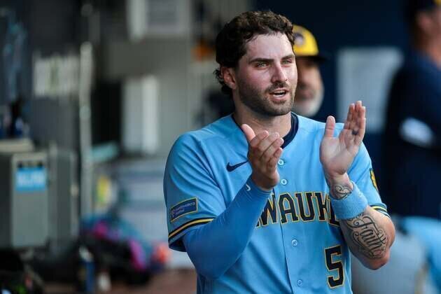 Garrett Mitchell providing spark as Brewers eye sweep of Marlins