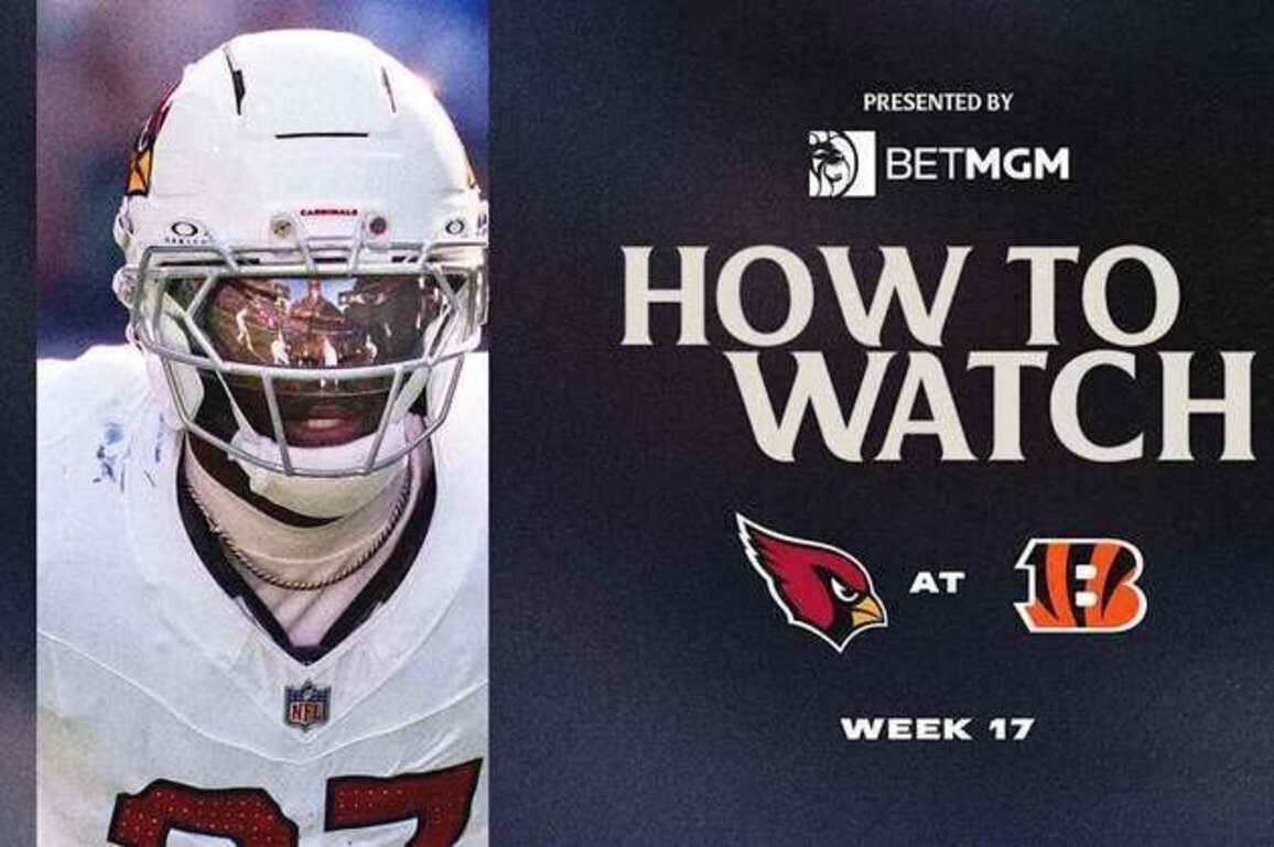 How To Watch: Cardinals at Bengals, Week 17