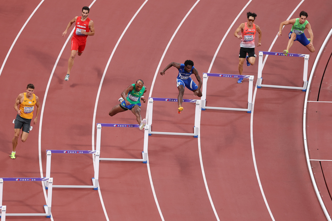(SP)JAPAN-TOKYO-ATHLETICS-WORLD ATHLETICS CHAMPIONSHIPS-MEN'S 400M HURDLES-HEATS