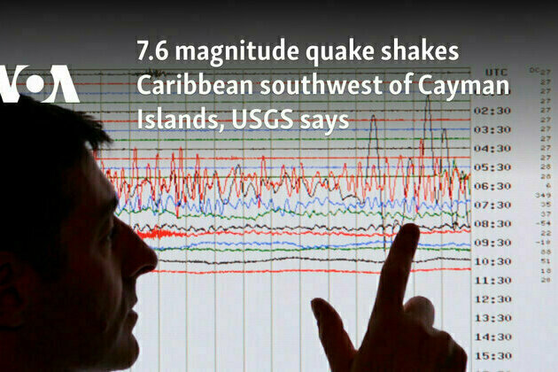 7.6 magnitude quake shakes Caribbean