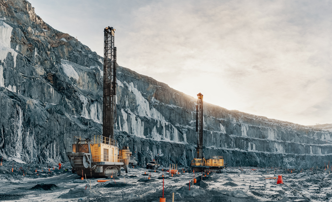 Electric drilling pit vipers at Kevitsa in Finland