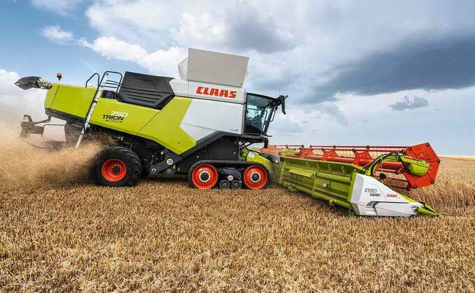 New name, cab and panels but familiar components in the Claas Trion combine range