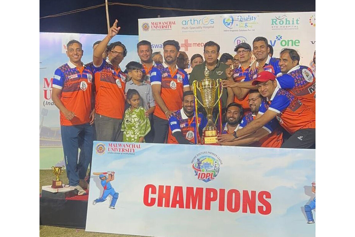 Malwanchal University Sponsors Indore Doctors Premier League Organized by Indore Medical Association