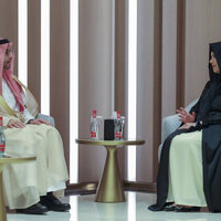 Latifa bint Mohammed meets with Saudi Assistant Minister of Culture