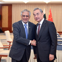 CHINA-TIANJIN-WANG YI-PAKISTAN-DEPUTY PM-FM-MEETING (CN)