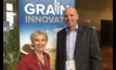 Agrifutures chair Kay Hull with GRDC chair John Woods at the launch of Graininnovate. Picture courtesy Agrifutures.